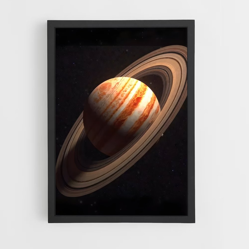 Poster Saturne Éternelle (vue 2)